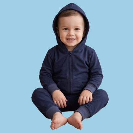 Molde de Casaco de Moletom com Touca Infantil - Molde em PDF