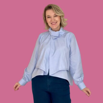 Molde de Camisa Feminina Dupla - Molde em PDF